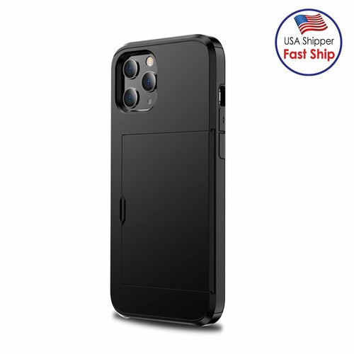 AMZER Hybrid Kreditkortsfodral med hölster för iPhone 12 Pro