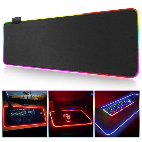 Ninja Dragons RGB Gaming 1 Touch Lysande Musmatta – Stor Storlek